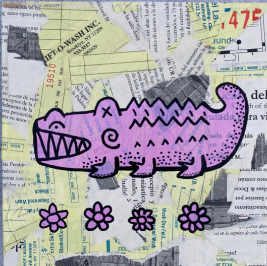 Pink Crocodile