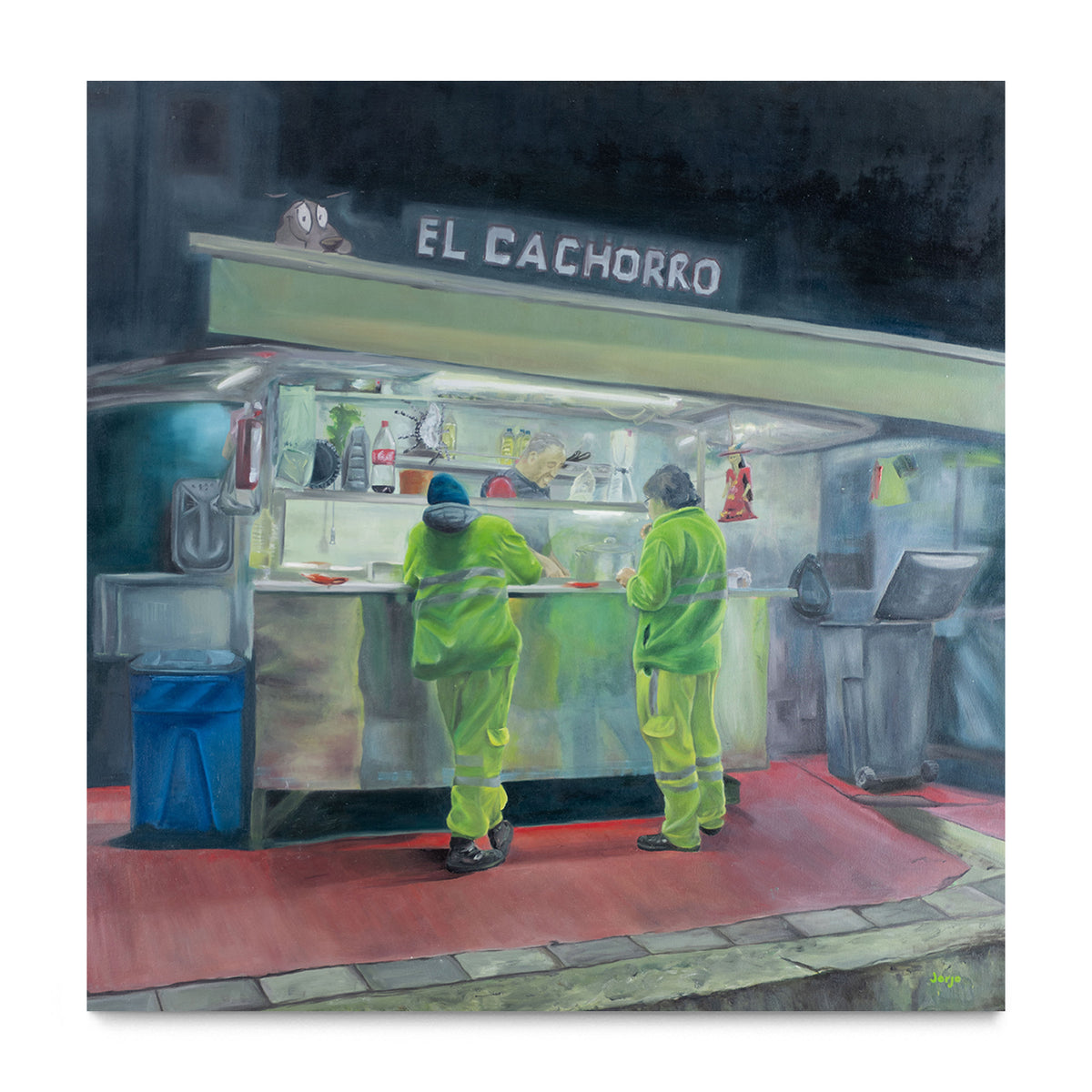 Tacos De Guisado "El Cachorro", De Noche Print
