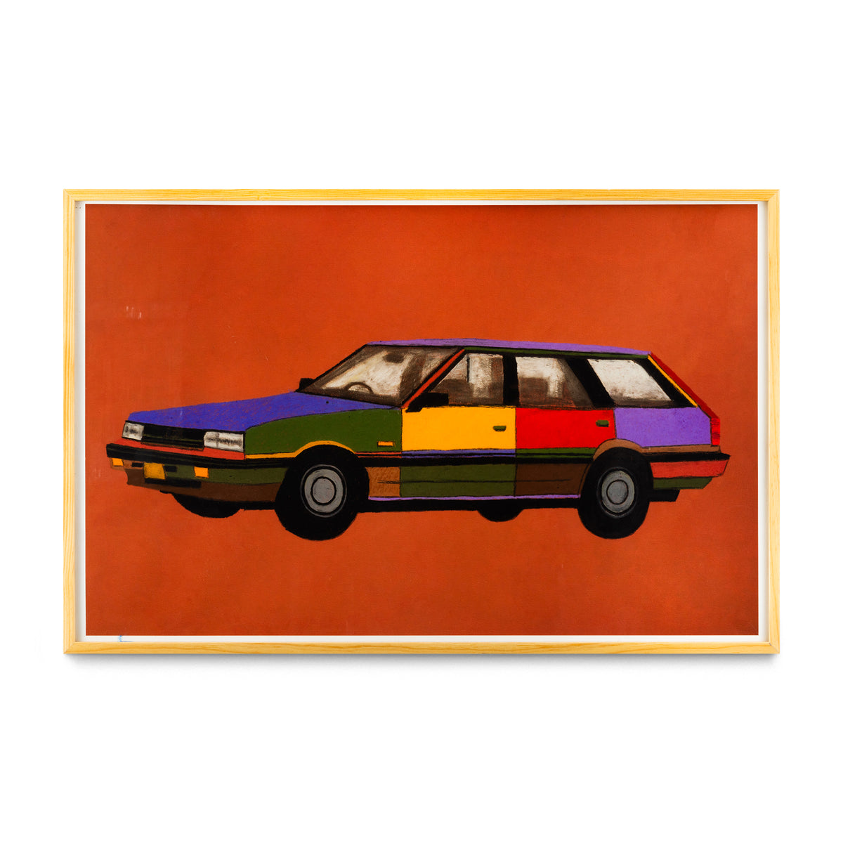 Nissan Wagon (Morada) Print